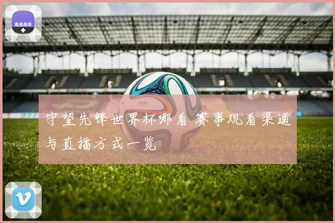 守望先锋世界杯哪看 赛事观看渠道与直播方式一览
